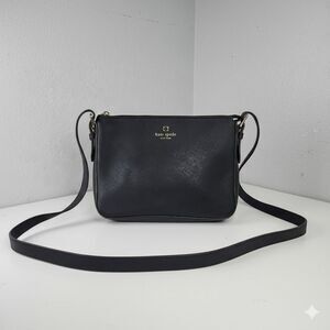 Kate Spade Charlotte Street Irini Black Saffiano Leather Crossbody Shoulder Bag